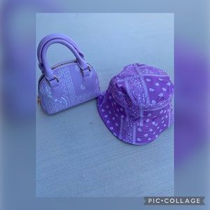 Purple Bandanna Set 40$